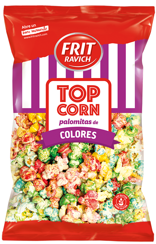 POP CORN FRIT RAVICH SUCRE ET COLORE (Carton de 12)