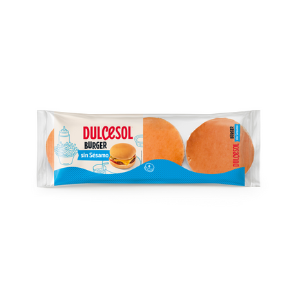 PAIN BURGER SANS SESAME X 6 UNITES (Carton de 8)