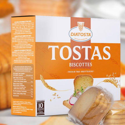 DIATOSTA Tostas Biscottes Classiques 300G (carton de 12)