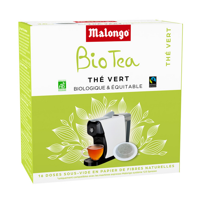 THÉ VERT BIO EN DOSE MALONGO