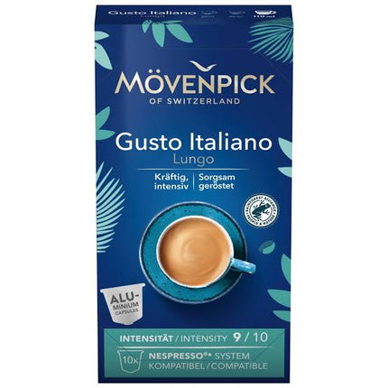 BOITE  DE  10 CAPSULES MOVENPICK GUSTO ITALIANO (Carton de 8)