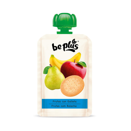 POUCH FRUITS ET GALETTES BEPLUS 130g (Carton de 14)
