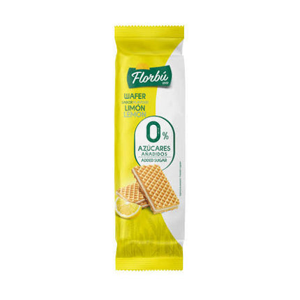 GAUFRETTE AU CITRON SANS SUCRE FLORBU 150g (Carton de 14)