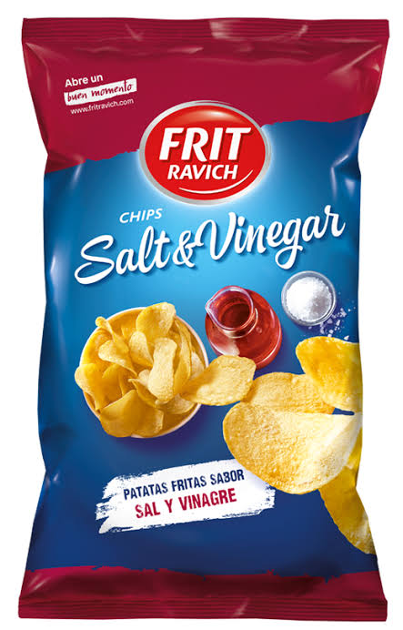 CHIPS FRIT RAVICH SEL ET VINAIGRE 38g (Carton de 40)