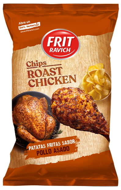 CHIPS FRIT RAVICH POULET GRILLE 38g (Carton de 40)