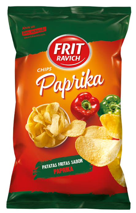 CHIPS FRIT RAVICH PAPRIKA 38g (Carton de 40)