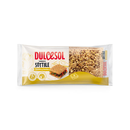 PAIN SANDWICH SOTTILE CEREALES X 8 UNITES (Carton de 9)
