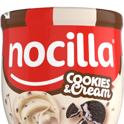 PATE A TARTINER NOCILLA COOKIE & CREAM 180g (Carton de 12)